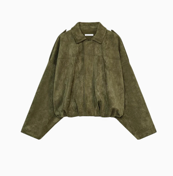 AeroSuede™ Oversized Pilot Jacket