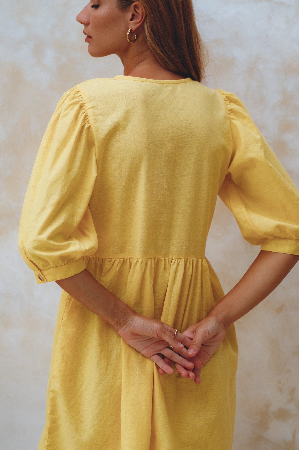 Beatrice Puff Sleeve Mini Dress