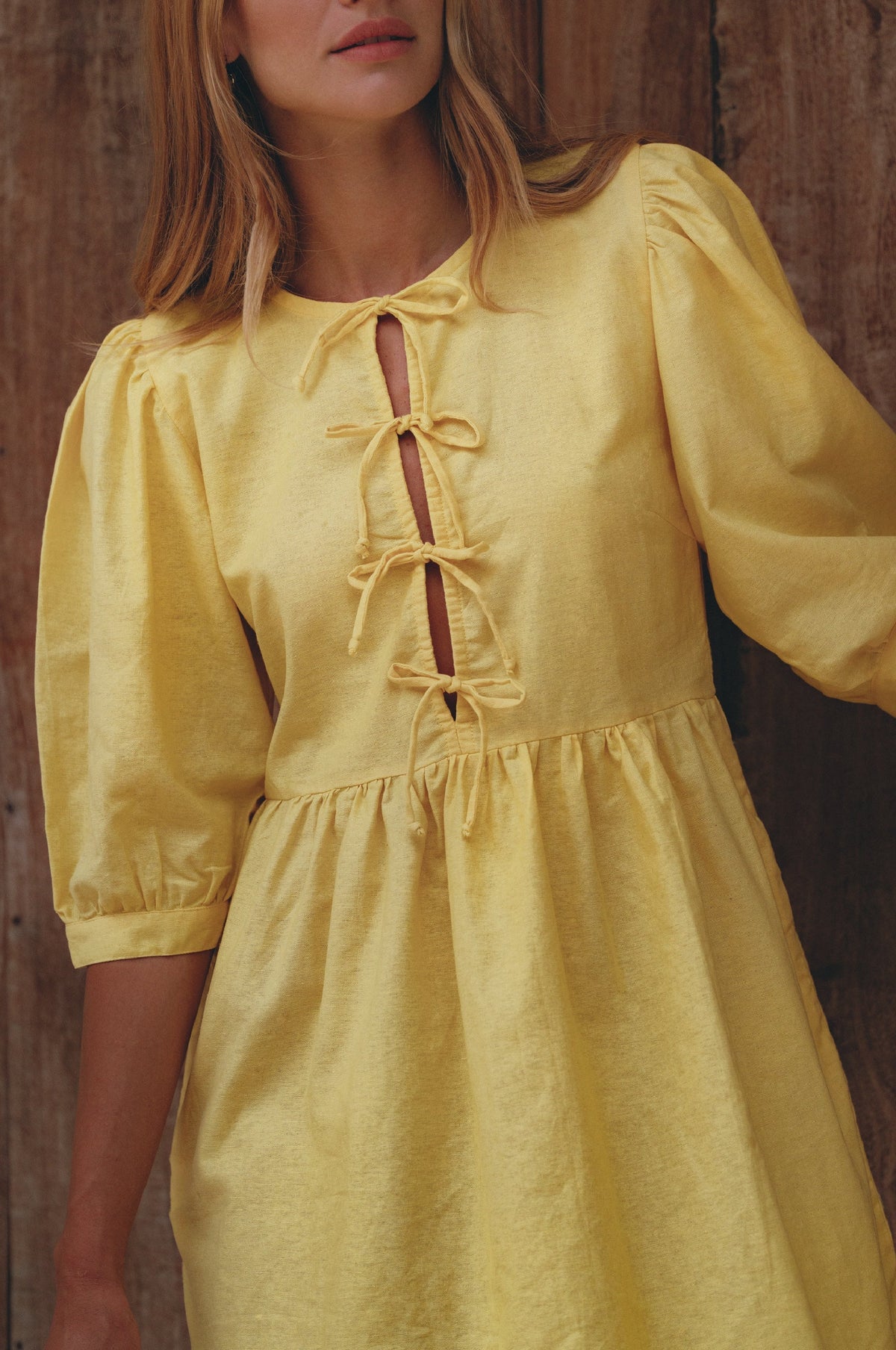 Beatrice Puff Sleeve Mini Dress