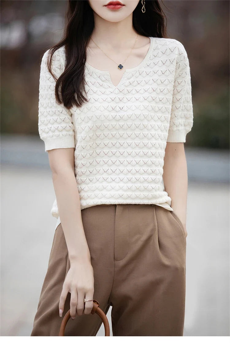 Everyday Ease V-Neck Tee