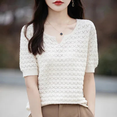 Everyday Ease V-Neck Tee
