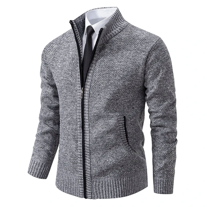 Men's knitted sweater cardigan