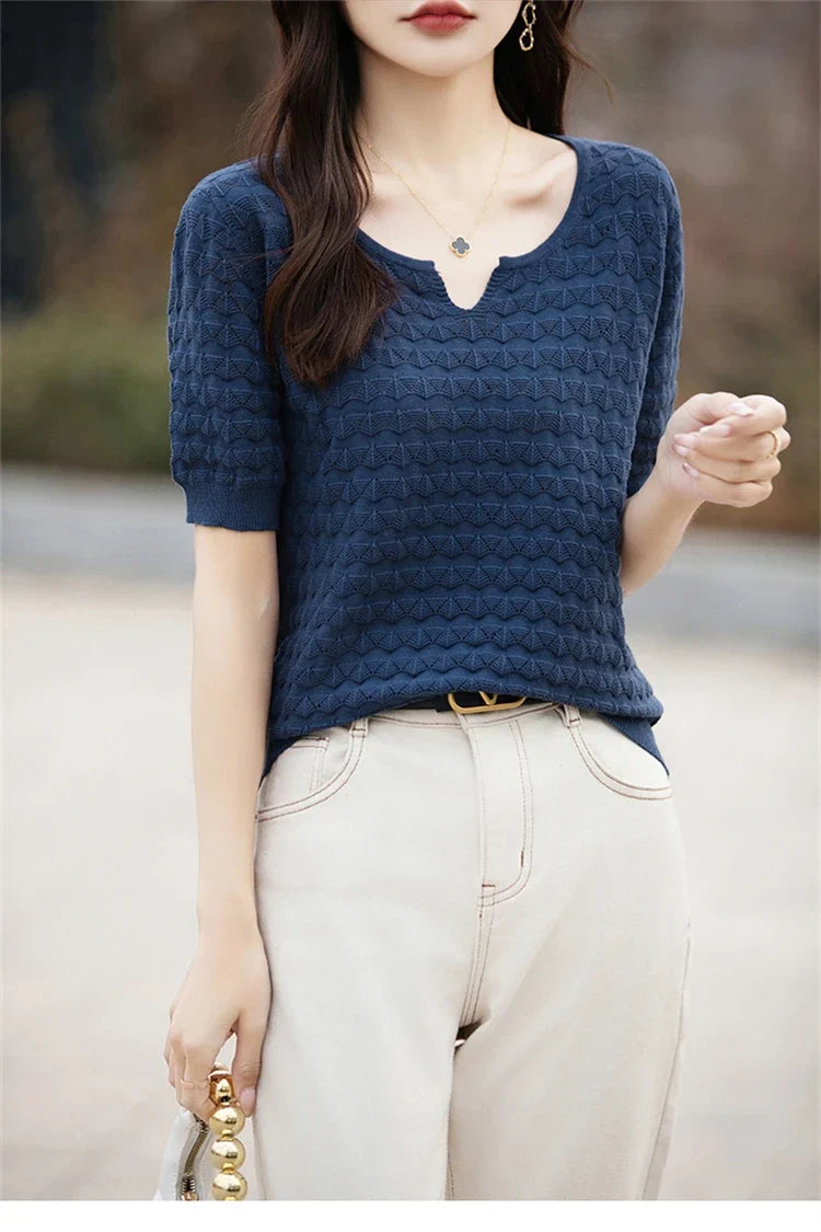 Everyday Ease V-Neck Tee