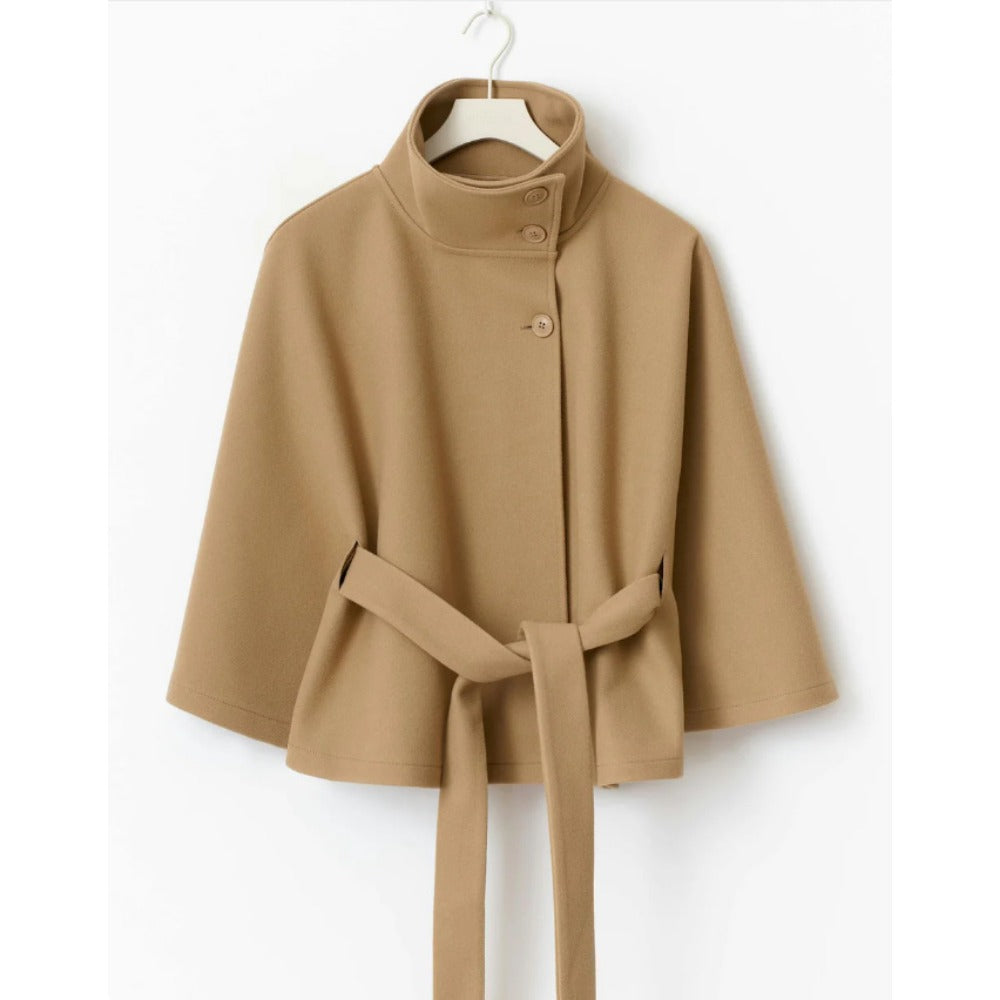 Iolanda – Belted Cape Coat