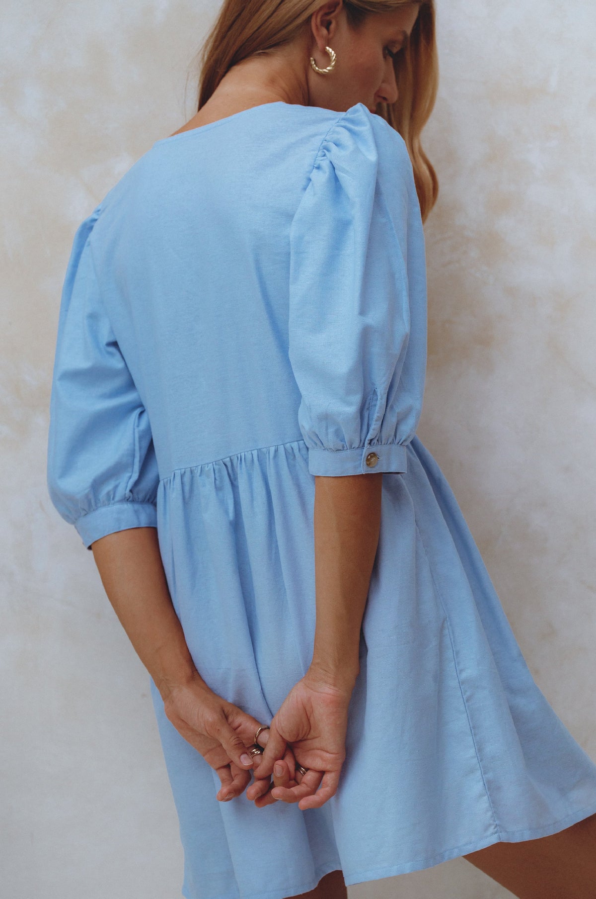 Beatrice Puff Sleeve Mini Dress