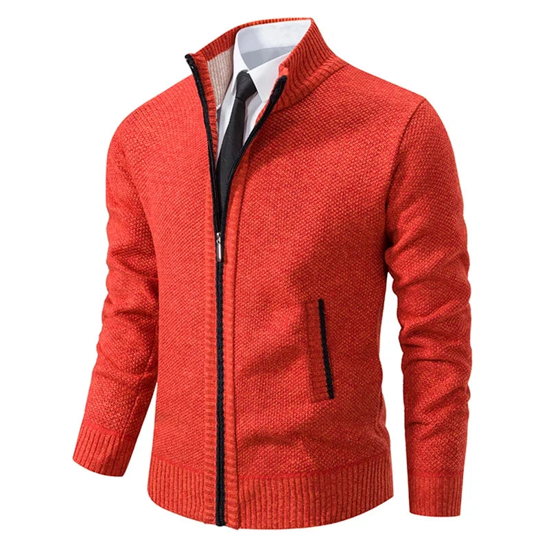 Men's knitted sweater cardigan