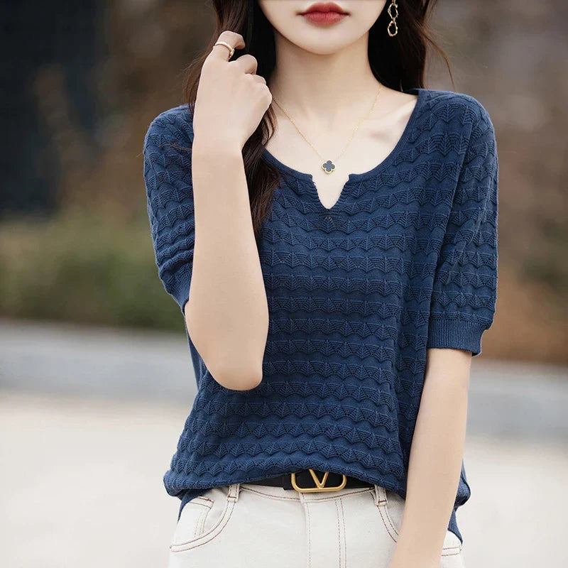 Everyday Ease V-Neck Tee