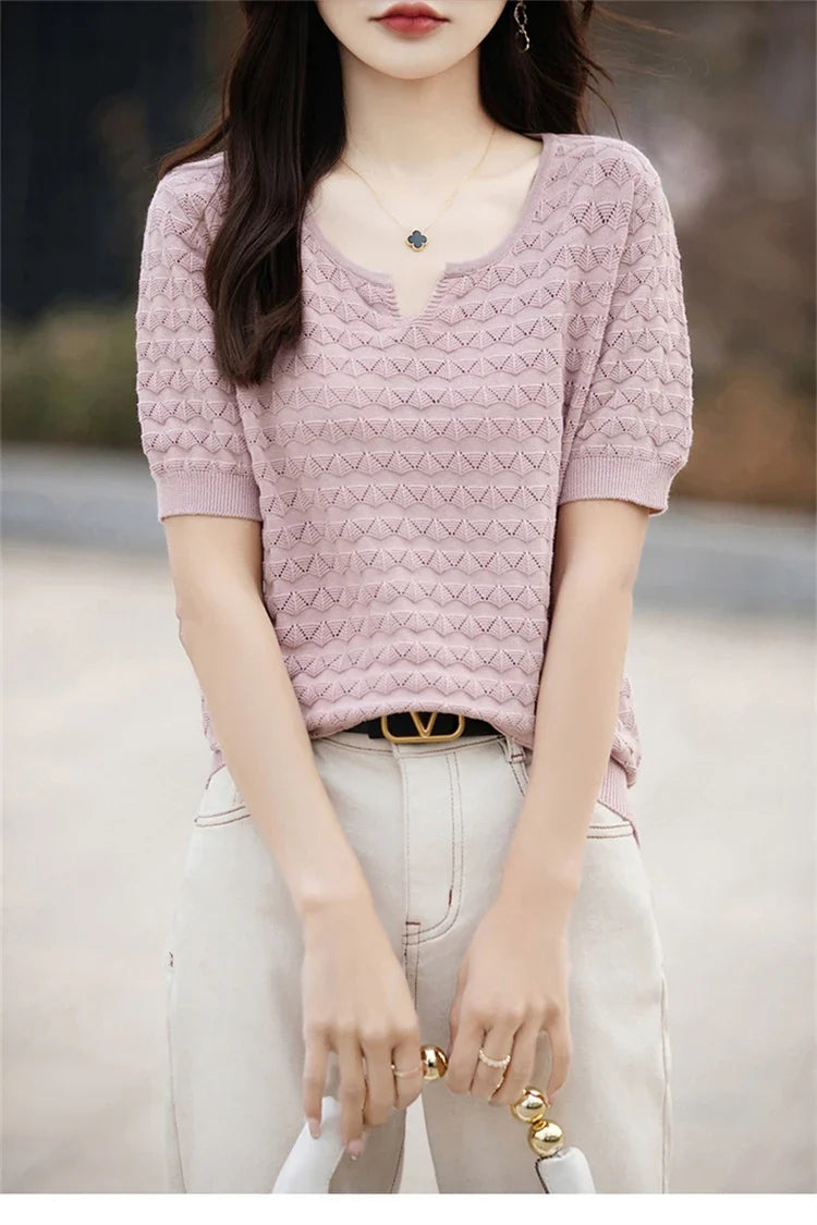 Everyday Ease V-Neck Tee