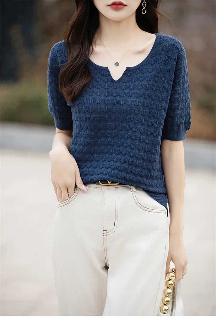 Everyday Ease V-Neck Tee