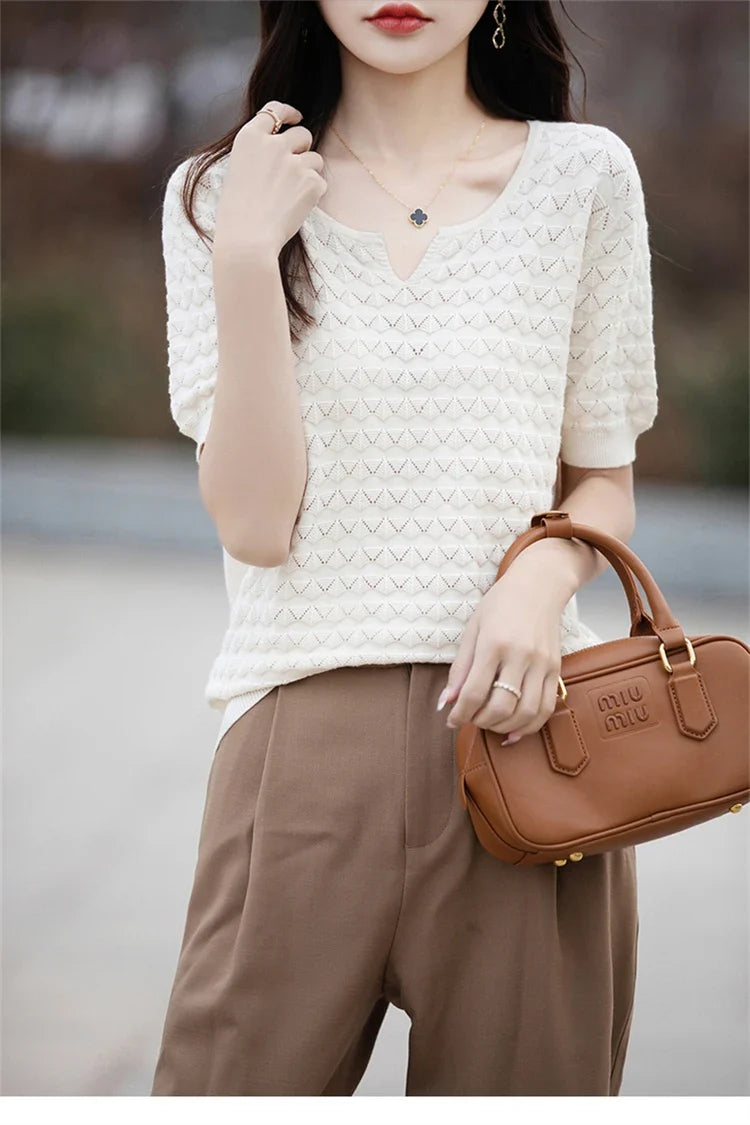 Everyday Ease V-Neck Tee