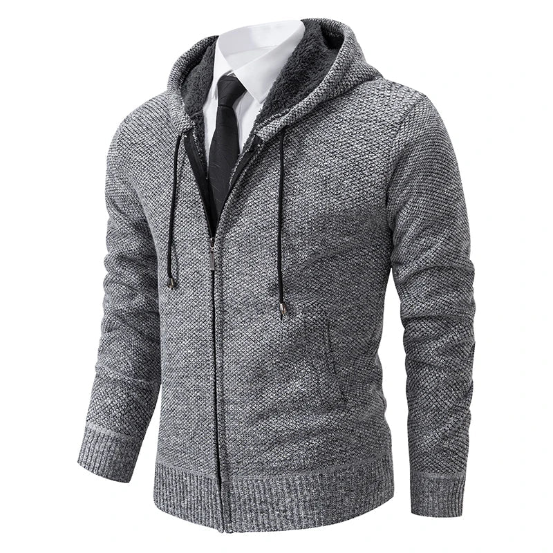Men's knitted sweater cardigan