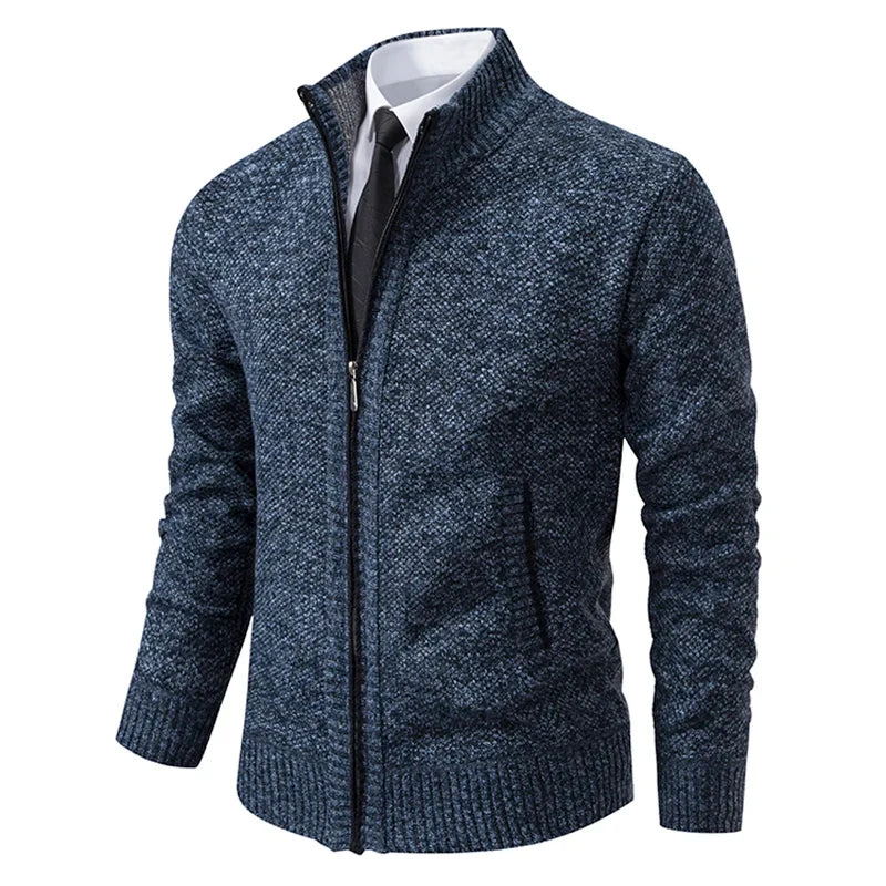 Men's knitted sweater cardigan