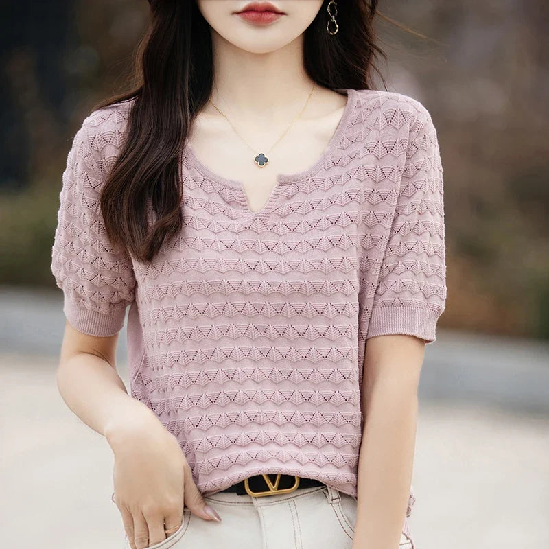 Everyday Ease V-Neck Tee