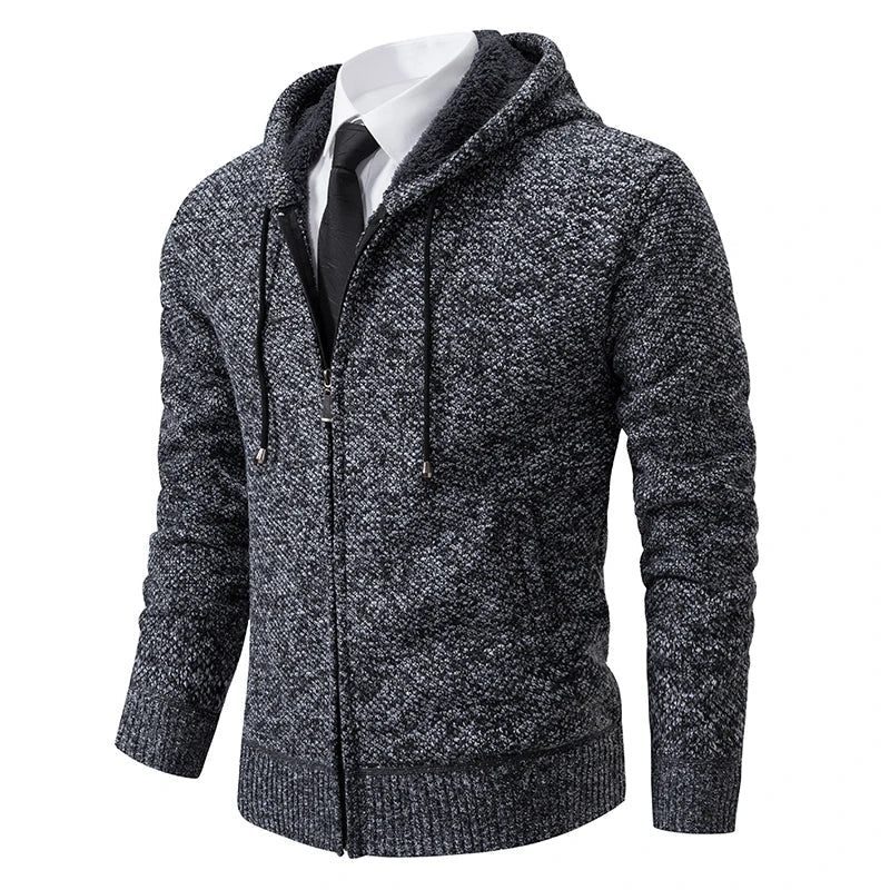 Men's knitted sweater cardigan