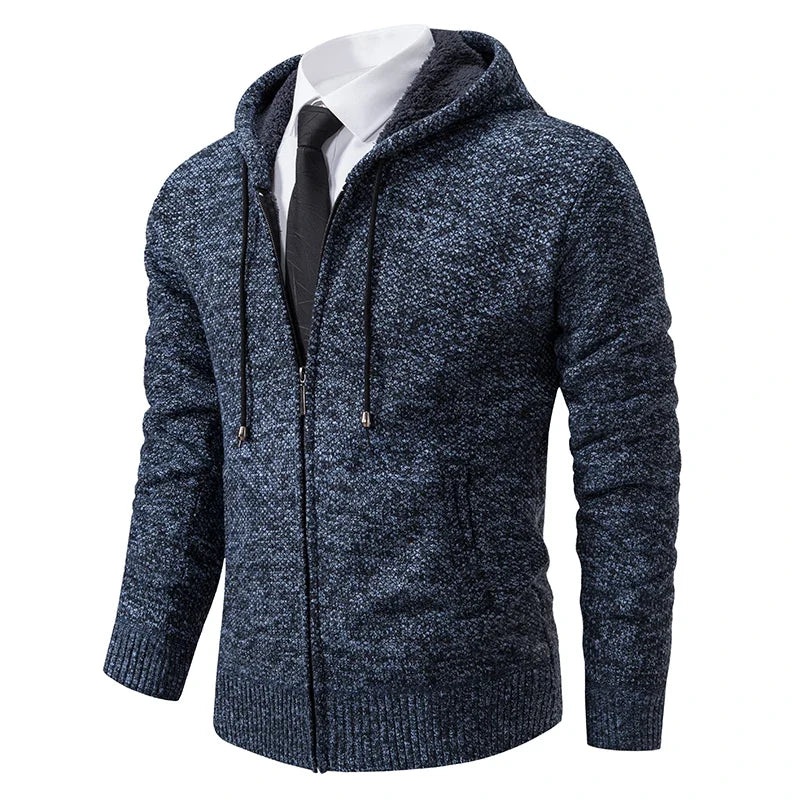 Men's knitted sweater cardigan