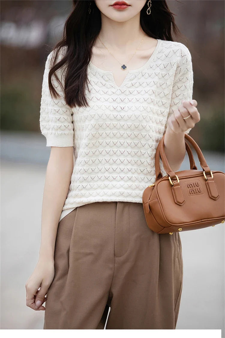 Everyday Ease V-Neck Tee