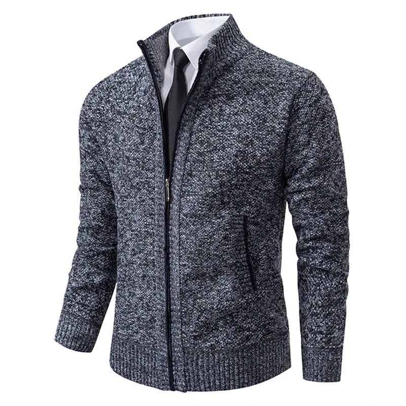 Men's knitted sweater cardigan