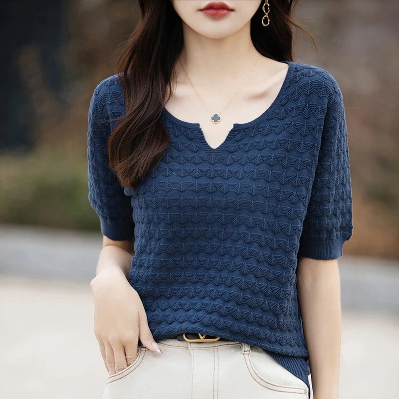 Everyday Ease V-Neck Tee