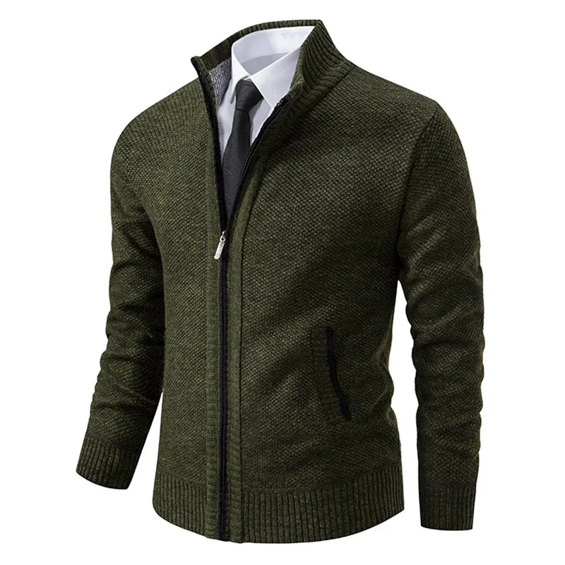 Men's knitted sweater cardigan