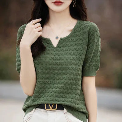 Everyday Ease V-Neck Tee