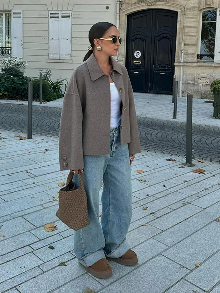 Marivelle – Refined Coat with Relaxed Fit